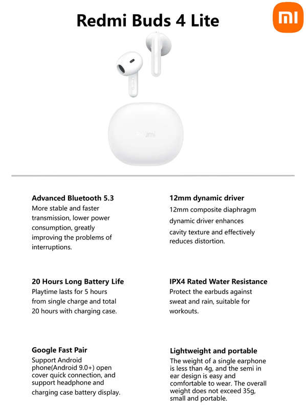 Xiaomi Redmi Buds 4 Lite (TWS)