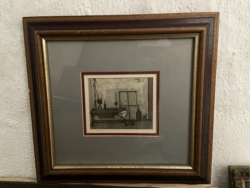 Bernard Buffet 1953 Small, Framed Print