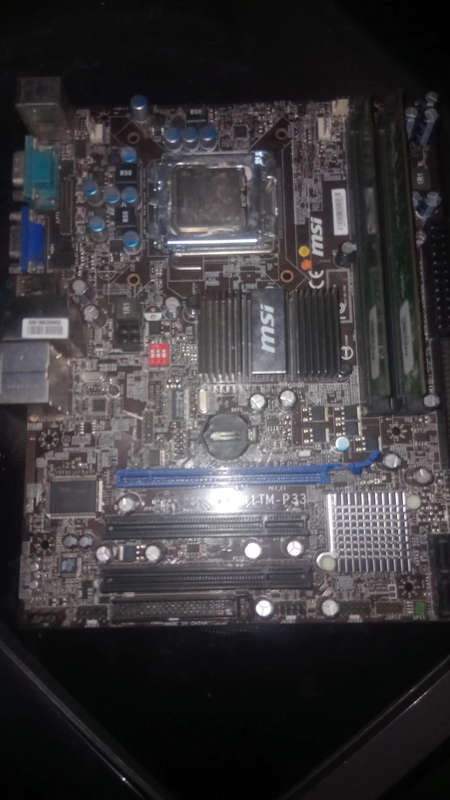 Msi G41TM-P33 Motherboard (for parts,non working)