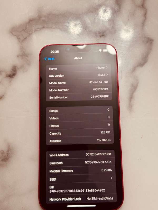 iPhone 14 Plus Red 128Gb Original - Free Shipping