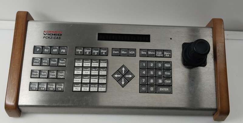 Vintage Casino Video Control Keyboard