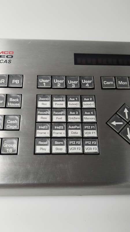 Vintage Casino Video Control Keyboard