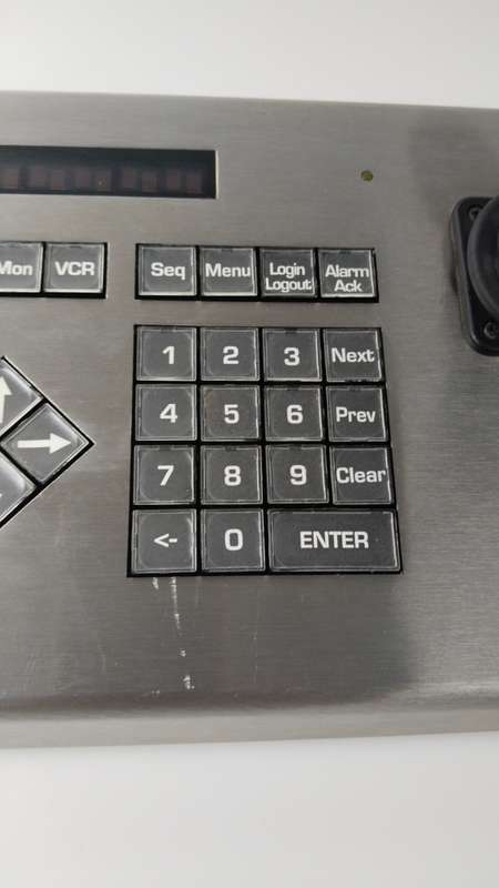 Vintage Casino Video Control Keyboard
