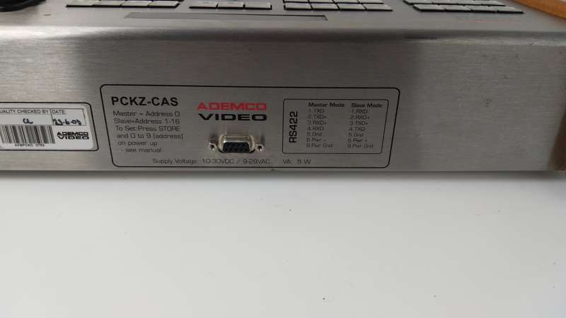 Vintage Casino Video Control Keyboard