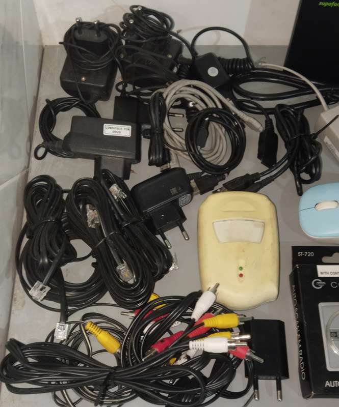 Untested Electronics and Cables