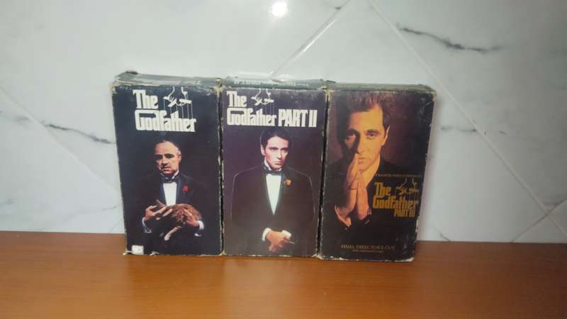 The God Father Trilogy on VHS Part 1, 2 and 3