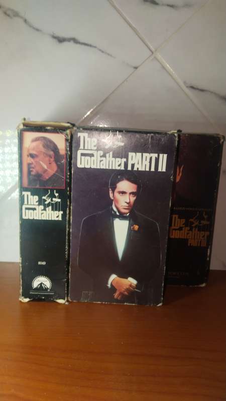 The God Father Trilogy on VHS Part 1, 2 and 3