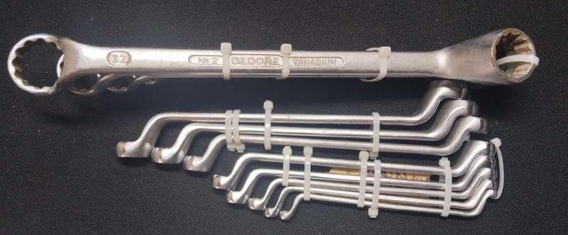Gedore No.2 Double Ended Ring Spanner Set 6-32mm