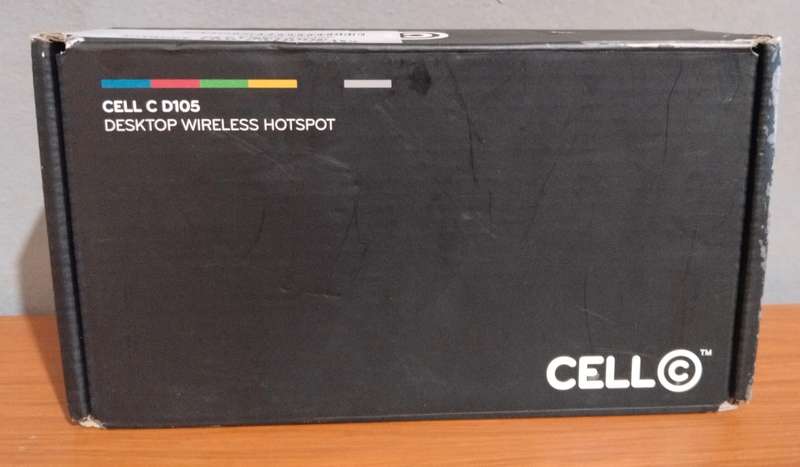 CELL C D105 Desktop Wireless Hotspot (R1 Start R1 Bids)