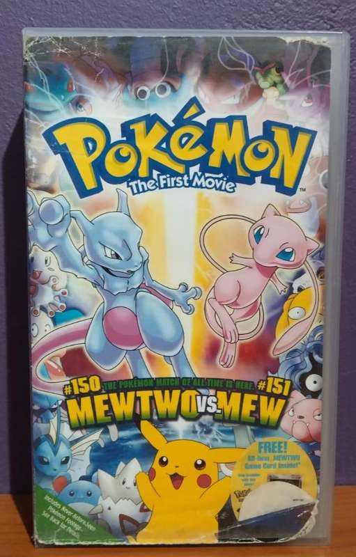 Pokemon The First Movie Mewtwo vs Mew - VHS