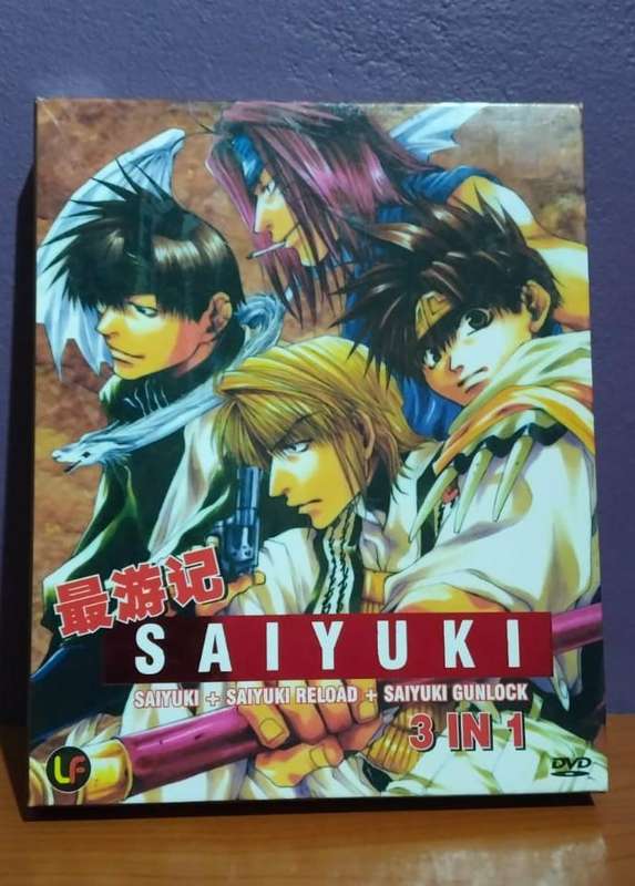 Saiyuki 3 in 1 Saiyuki + Saiyuki Reload + Saiyuki Gunlock - DVD