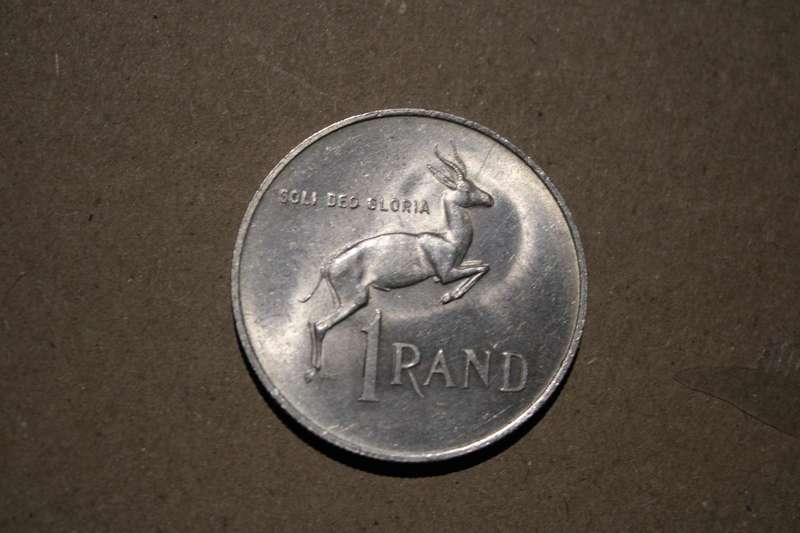 1967 VERWOERD    SIVER 1 RAND COIN SUPER NICE CONDITION