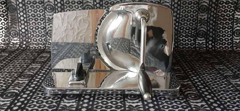 Vintage Pineware Stainless Steel Bread, Coldmeat other slicer