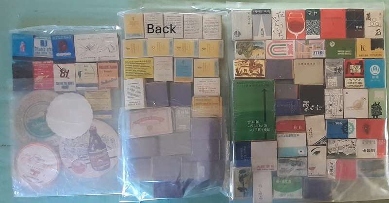 Vintage Matchboxes and coasters