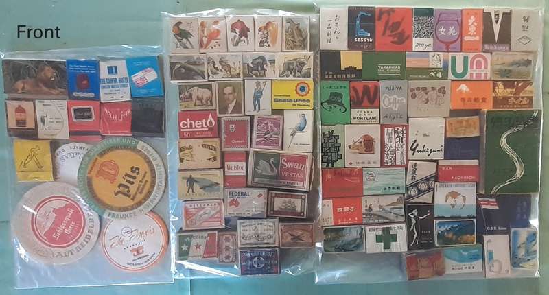 Vintage Matchboxes and coasters