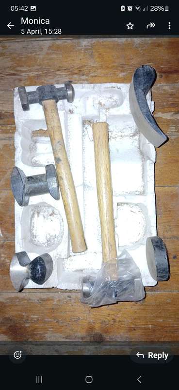 Panelbeating Tool set / Hammer and Dolley set