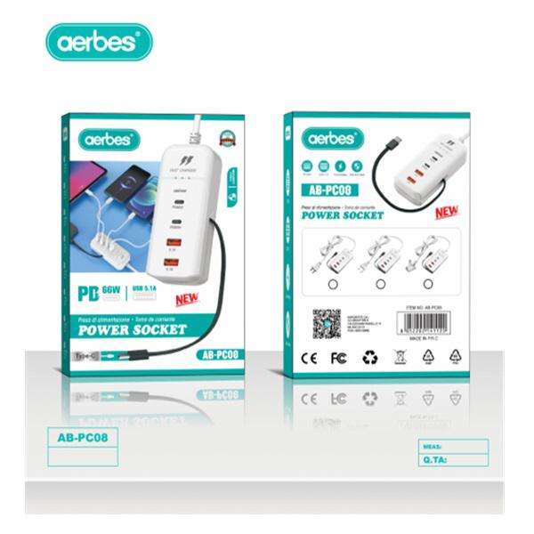 66W USB Hub Charging Station
