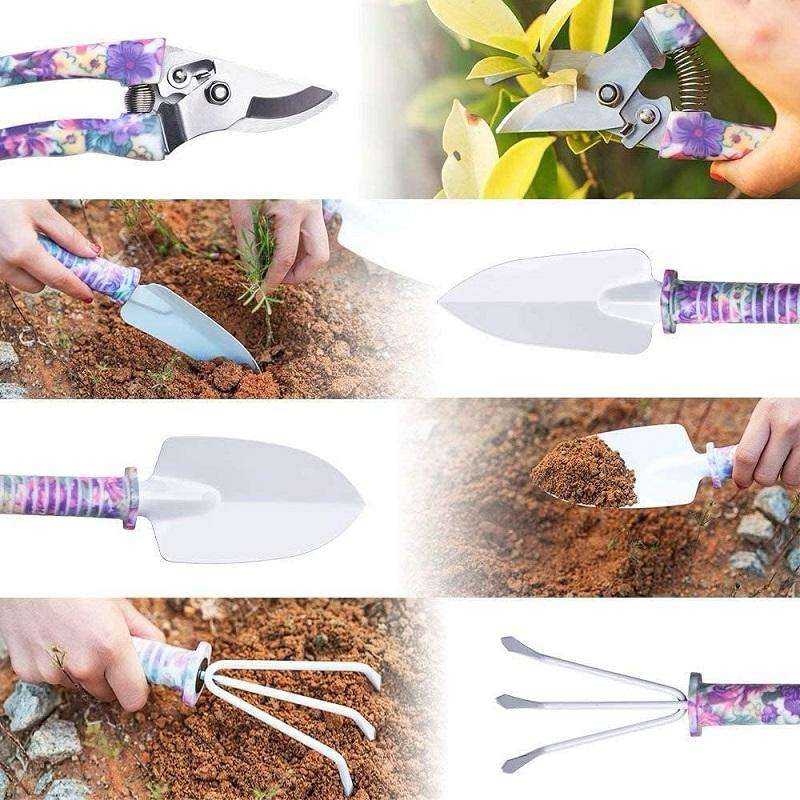 5 Piece Gardening Hand Tool Set