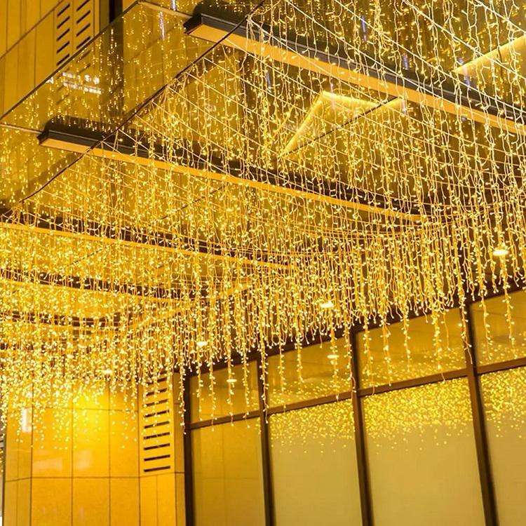 Fairy Curtain Lights With Tail Plug Extension, Warm White, 3m × 0.5m, Lot 1 Of 11