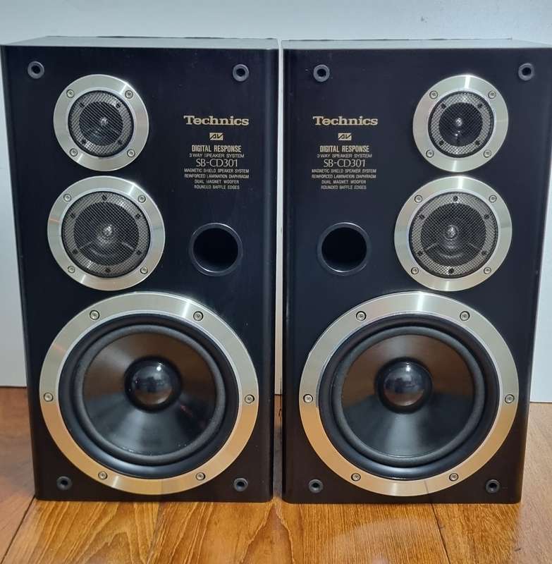 Technics 100w vintage speakers