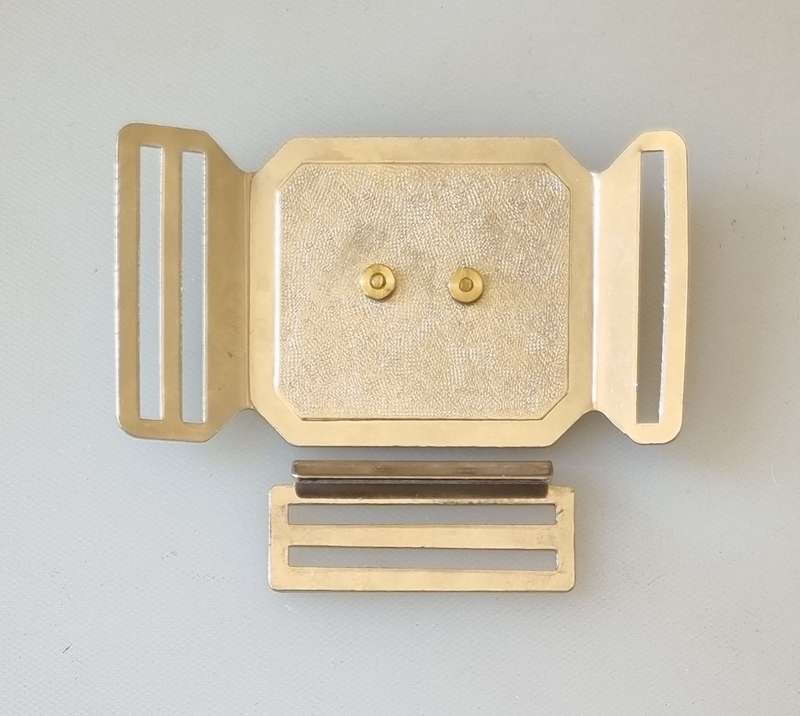 SADF School of Armour Stable Belt Buckle and 1m Belt