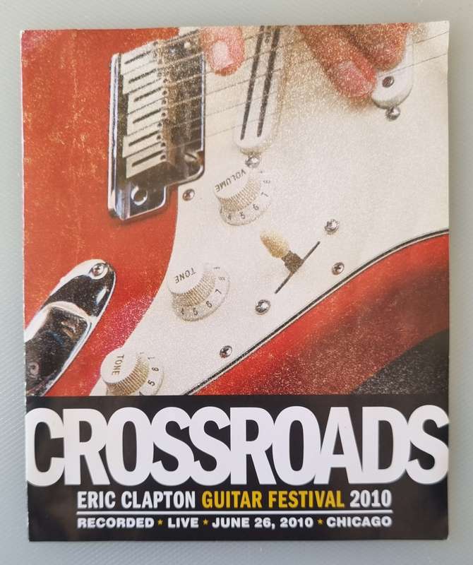 Eric Clapton + Various  Crossroads - Eric Clapton Guitar Festival 2010 BLUE RAY 2 x Disc set