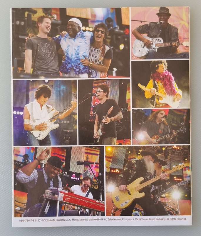 Eric Clapton + Various  Crossroads - Eric Clapton Guitar Festival 2010 BLUE RAY 2 x Disc set