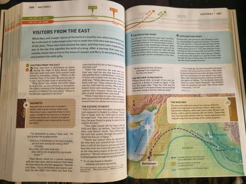 The Wayfinding Bible - NLT - Helping You Navigate God's Word Hardcover 2013