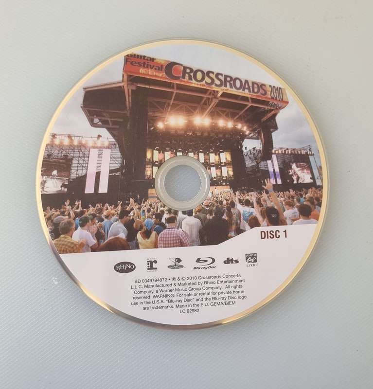 Eric Clapton + Various  Crossroads - Eric Clapton Guitar Festival 2010 BLUE RAY 2 x Disc set
