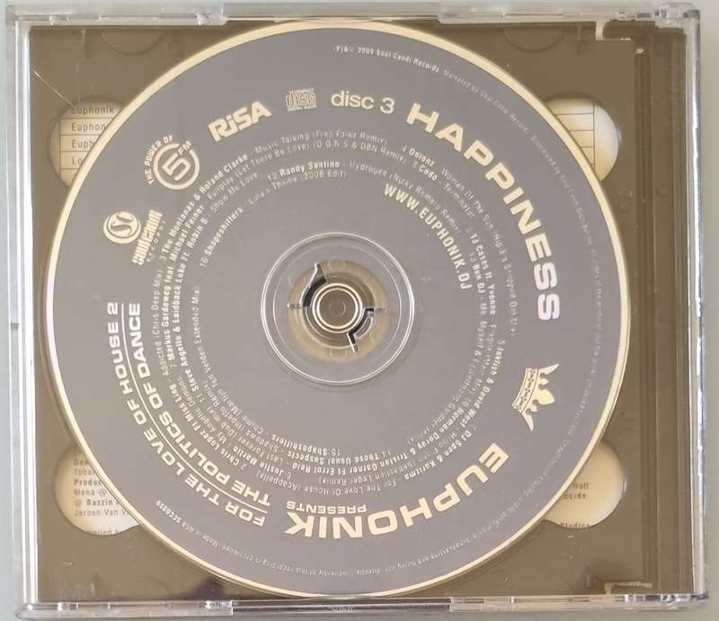 Euphonik  For The Love Of House 2 (The Politics Of Dance) 3 x CD set [House & Deep House]