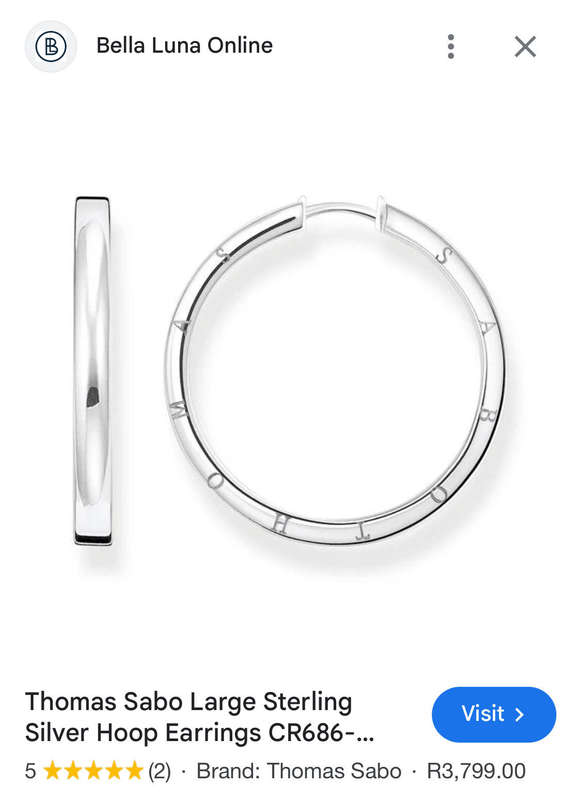 Thomas Sabo Hoop earrings large silver