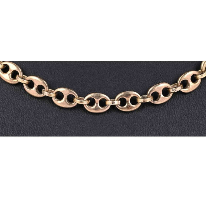 9k Gold Gucci Link Necklace
