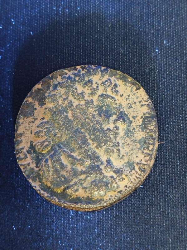 Ancient Roman Bronze Coin  Emperor with 3-Horse Chariot (Triga Reverse)  ±2nd Century AD  10.7