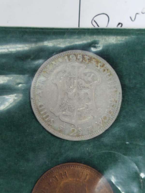 1953 South Africa Union Coin Set  Queen Elizabeth II First Year Issue | Silver & Bronze | 7 Coins |