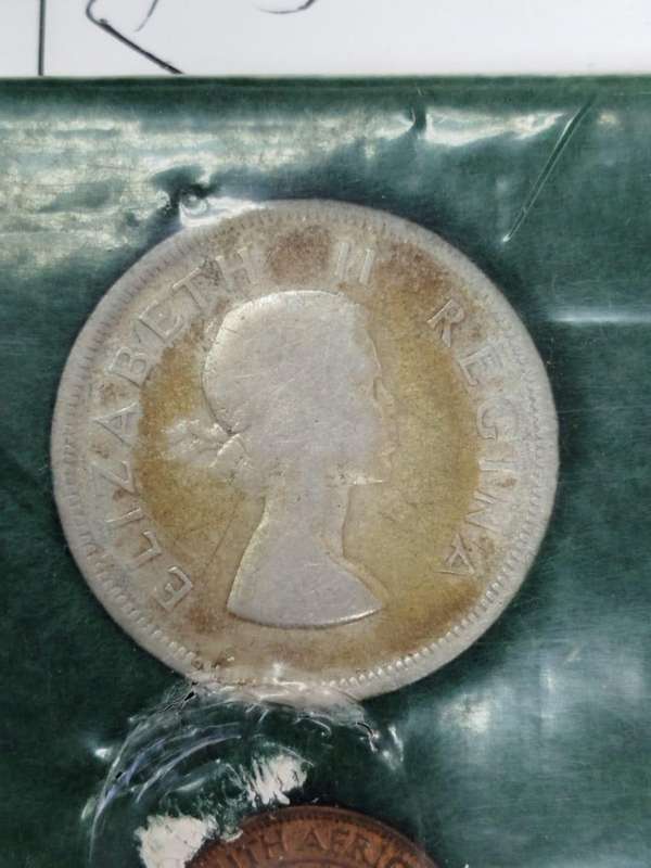 1953 South Africa Union Coin Set  Queen Elizabeth II First Year Issue | Silver & Bronze | 7 Coins |