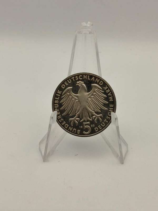 1983 West Germany 5 Deutsche Mark Martin Luther Silver Coin  Proof-Like | 11.58g | 62.5% Silver