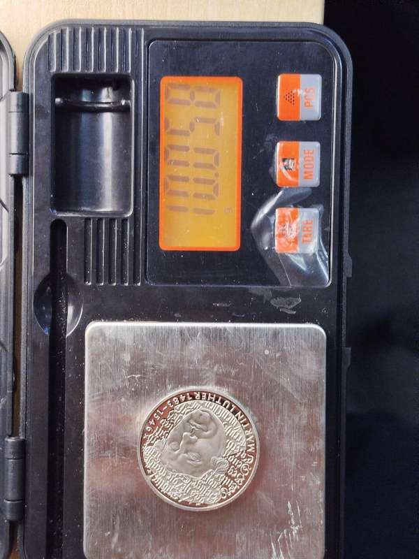 1983 West Germany 5 Deutsche Mark Martin Luther Silver Coin  Proof-Like | 11.58g | 62.5% Silver