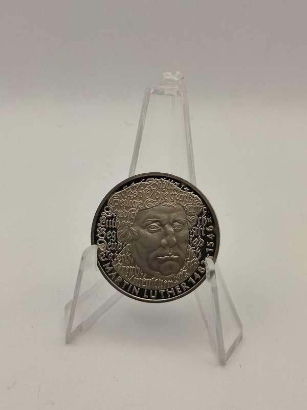 1983 West Germany 5 Deutsche Mark Martin Luther Silver Coin  Proof-Like | 11.58g | 62.5% Silver