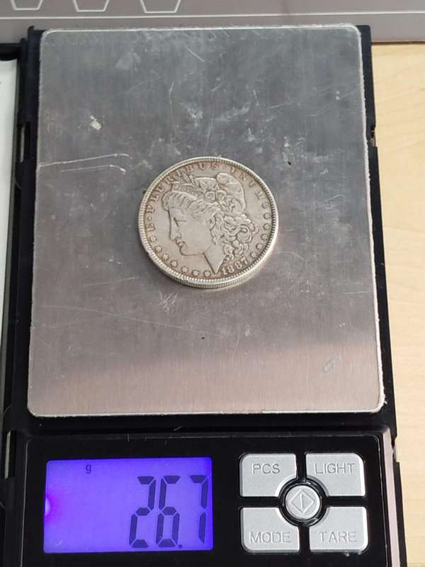  1887 Morgan Silver Dollar  90% Silver | U.S. Historic Coin