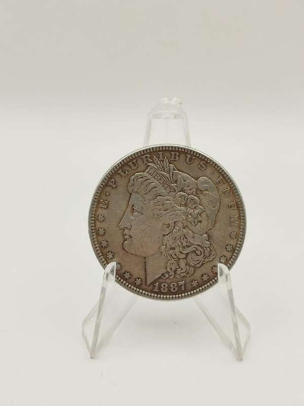  1887 Morgan Silver Dollar  90% Silver | U.S. Historic Coin