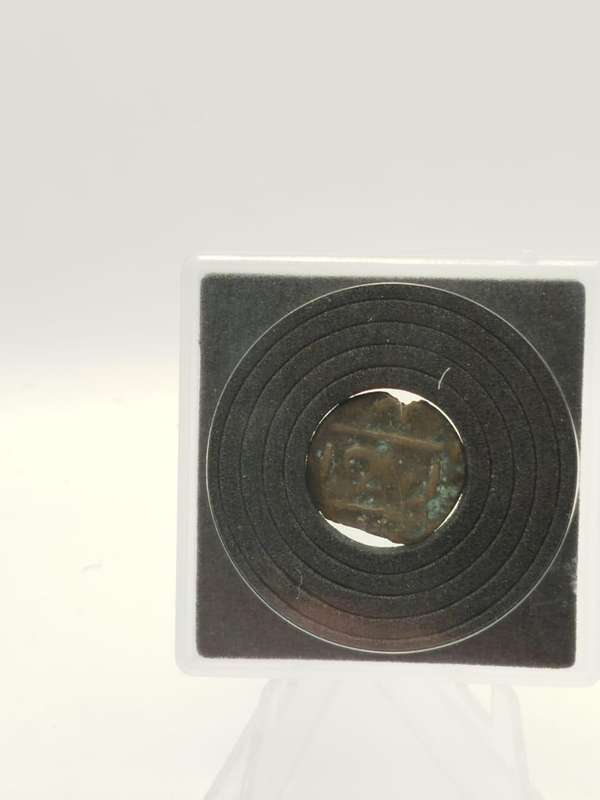 East India Company 1/12 Anna Star Coin  British India Copper Cash  Antique Patina