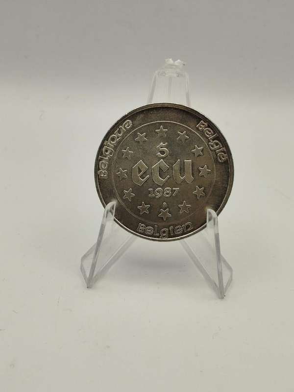 Rare Belgian European Union Issue | High-Grade | 97% Silver | Collector's Showcase Piece