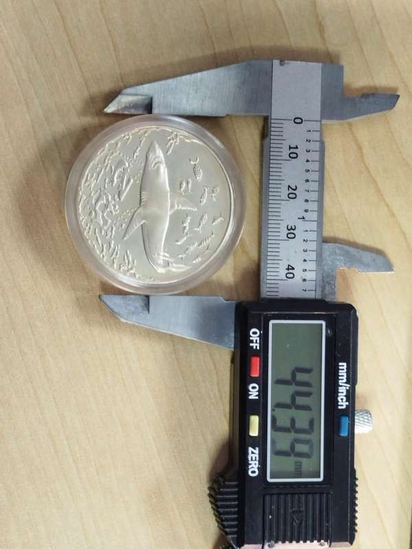  1999 R2 Great White Shark  Marine Series Proof Coin | SA Mint | Box + COA | 92.5% Silver  Rare