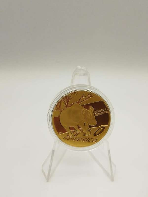  2010 R100 Natura Black Rhino  1oz 24ct Gold Proof Coin  RARE! 