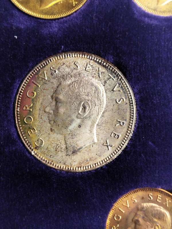 1952 South Africa Union Tercentenary Full 11-Coin Proof Set  Gold & Silver  SAM Box  Rare Inve