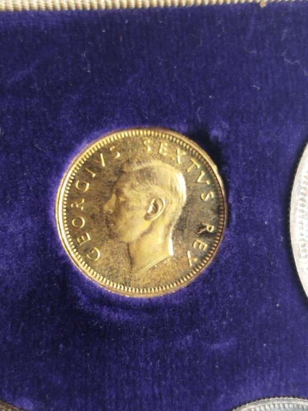 1952 South Africa Union Tercentenary Full 11-Coin Proof Set  Gold & Silver  SAM Box  Rare Inve