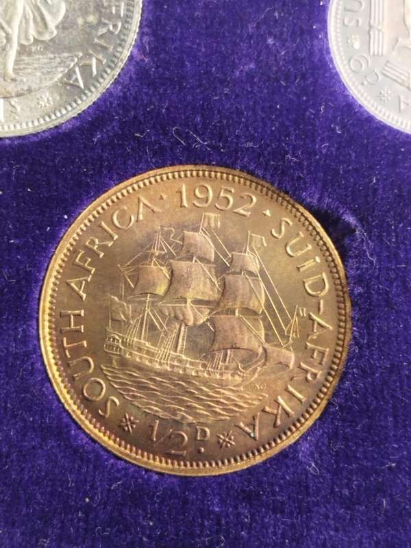 1952 South Africa Union Tercentenary Full 11-Coin Proof Set  Gold & Silver  SAM Box  Rare Inve