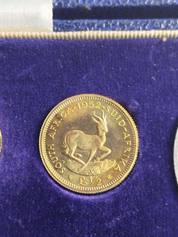 1952 South Africa Union Tercentenary Full 11-Coin Proof Set  Gold & Silver  SAM Box  Rare Inve