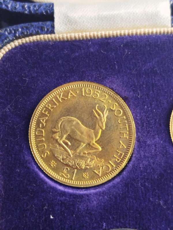 1952 South Africa Union Tercentenary Full 11-Coin Proof Set  Gold & Silver  SAM Box  Rare Inve