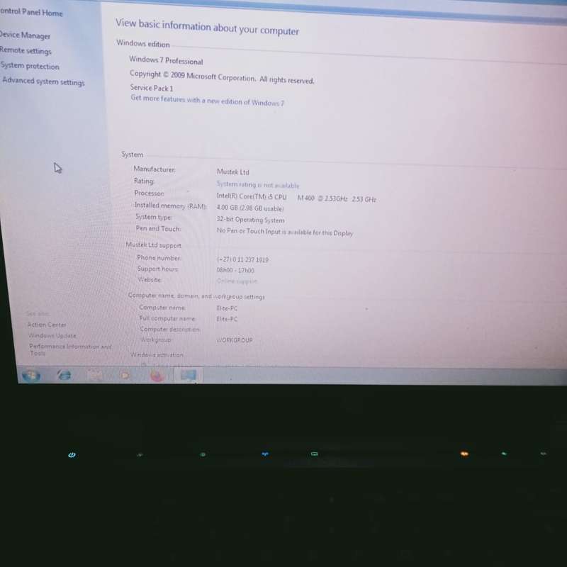 Hp laptop i5 [old model[